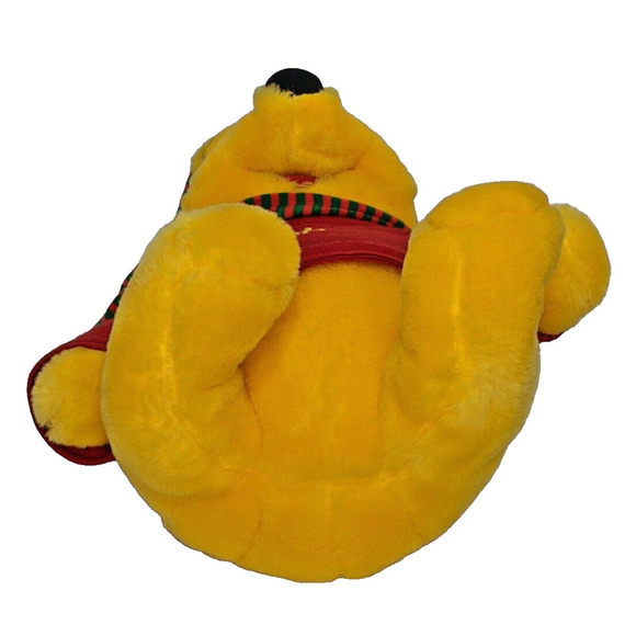 Disney Winnie the Pooh 14” Plush In Winter Hat and Scarf By Mattel Inc - Picture 7 of 8